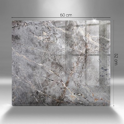 Posavaso de vidrio para velas Textura de piedra