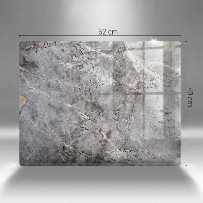 Posavaso de vidrio para velas Textura de piedra