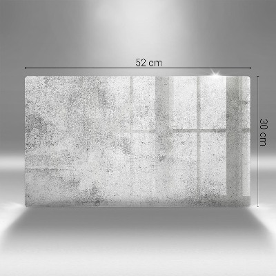 Posavaso de vidrio para velas Textura de hormigón