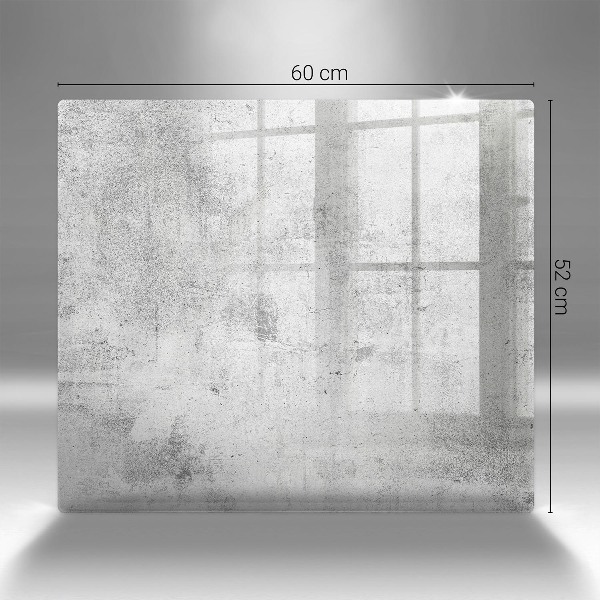 Posavaso de vidrio para velas Textura de hormigón