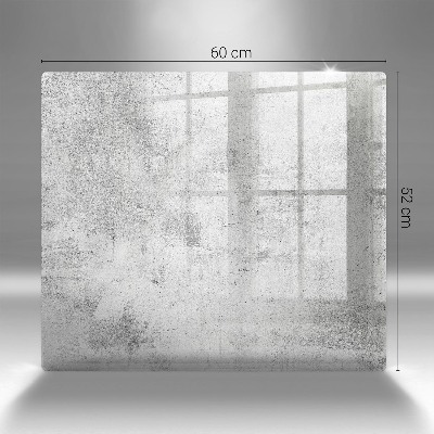 Posavaso de vidrio para velas Textura de hormigón