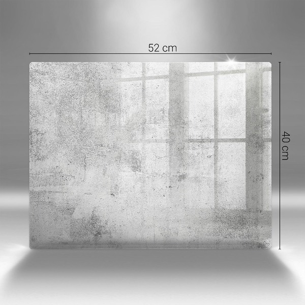 Posavaso de vidrio para velas Textura de hormigón