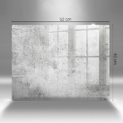 Posavaso de vidrio para velas Textura de hormigón