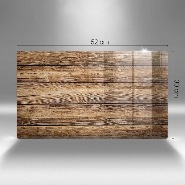 Posavaso de vidrio para velas funerarias Tableros con textura de madera