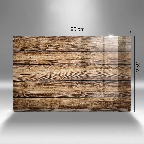 Posavaso de vidrio para velas funerarias Tableros con textura de madera