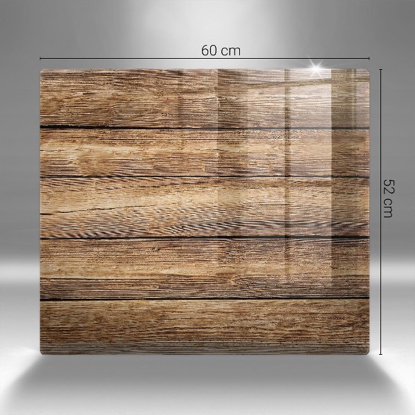 Posavaso de vidrio para velas funerarias Tableros con textura de madera