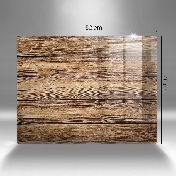 Posavaso de vidrio para velas funerarias Tableros con textura de madera