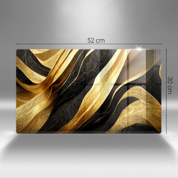 Posavaso de cristal para velas funerarias Abstracción elegante