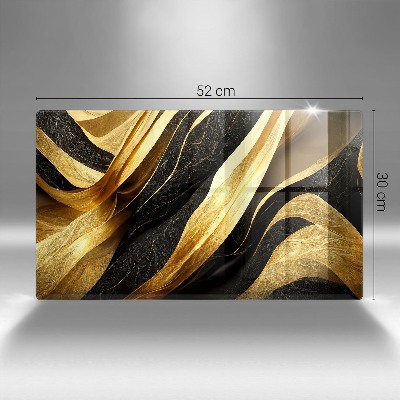 Posavaso de cristal para velas funerarias Abstracción elegante