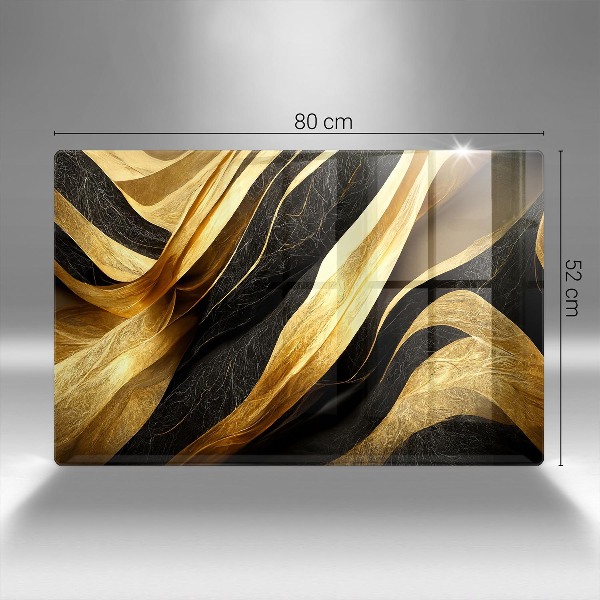 Posavaso de cristal para velas funerarias Abstracción elegante