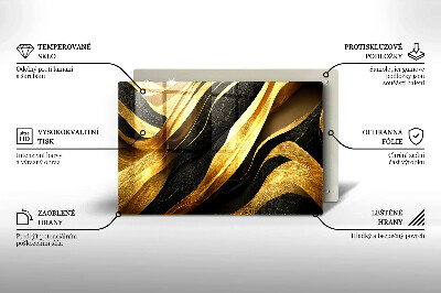 Posavaso de cristal para velas funerarias Abstracción elegante