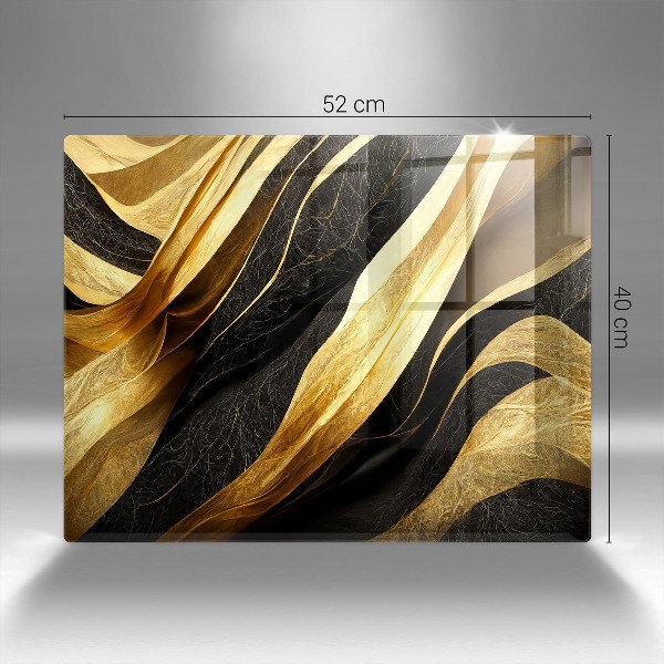 Posavaso de cristal para velas funerarias Abstracción elegante