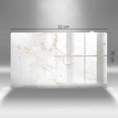 Posavaso de cristal para velas funerarias Elegante piedra de mármol