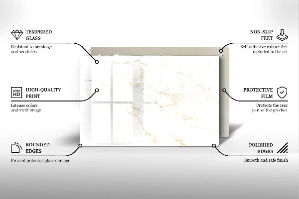 Posavaso de cristal para velas funerarias Elegante piedra de mármol