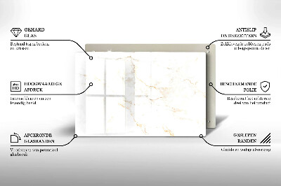 Posavaso de cristal para velas funerarias Elegante piedra de mármol