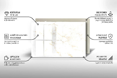 Posavaso de cristal para velas funerarias Elegante piedra de mármol