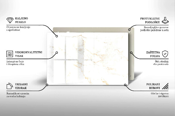 Posavaso de cristal para velas funerarias Elegante piedra de mármol