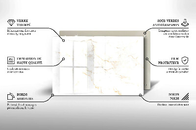 Posavaso de cristal para velas funerarias Elegante piedra de mármol