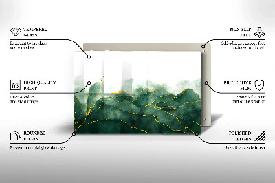 Posavaso de cristal para velas funerarias Naturaleza abstracta