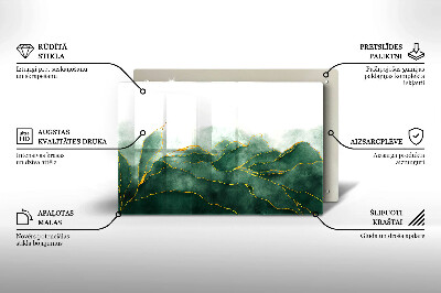 Posavaso de cristal para velas funerarias Naturaleza abstracta