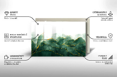 Posavaso de cristal para velas funerarias Naturaleza abstracta