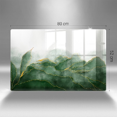 Posavaso de cristal para velas funerarias Naturaleza abstracta