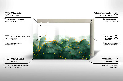 Posavaso de cristal para velas funerarias Naturaleza abstracta