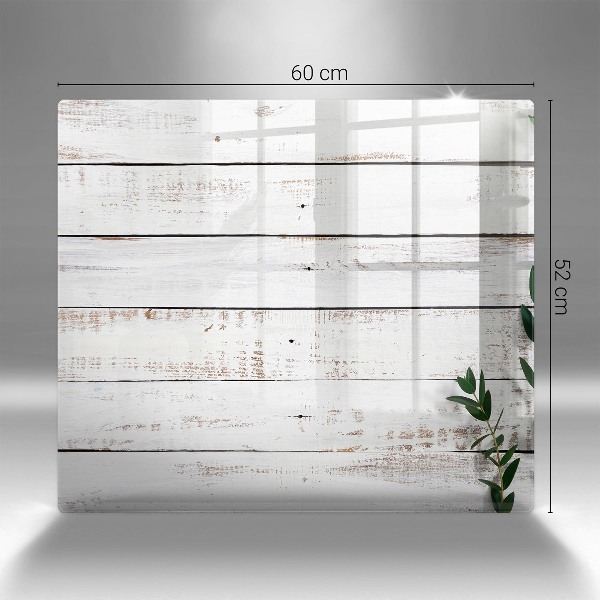 Posavaso de vidrio para velas Tablas y hojas viejas