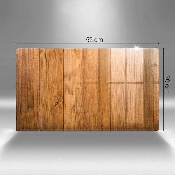 Posavaso de vidrio para velas funerarias Tablas de madera