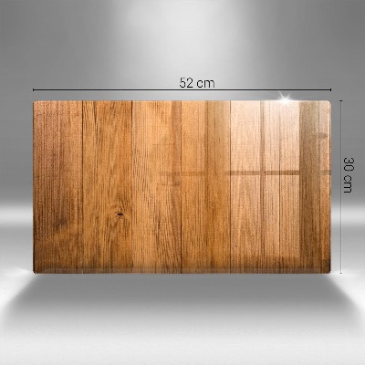 Posavaso de vidrio para velas funerarias Tablas de madera