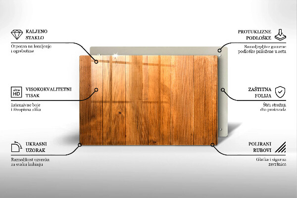 Posavaso de vidrio para velas funerarias Tablas de madera