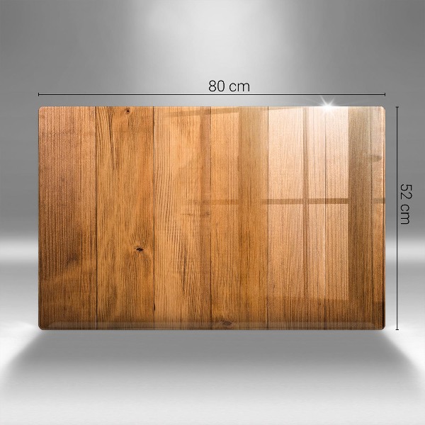 Posavaso de vidrio para velas funerarias Tablas de madera