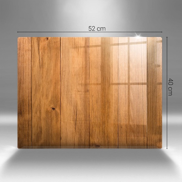 Posavaso de vidrio para velas funerarias Tablas de madera