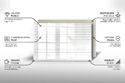 Posavaso de cristal para velas funerarias Tableros de luz modernos