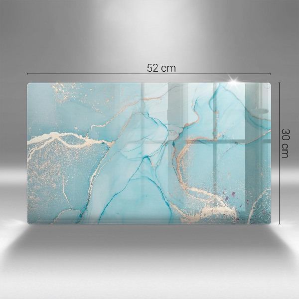 Posavaso de vidrio para velas Piedra abstracta