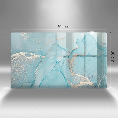 Posavaso de vidrio para velas Piedra abstracta