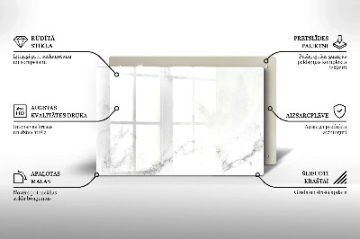 Posavaso de vidrio para velas funerarias Mármol moderno