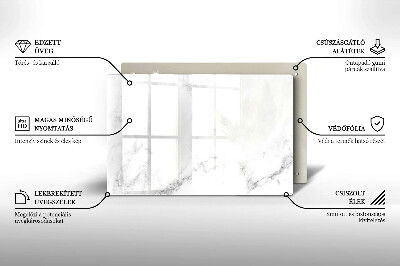 Posavaso de vidrio para velas funerarias Mármol moderno