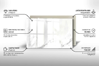 Posavaso de vidrio para velas funerarias Mármol moderno