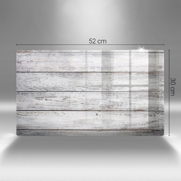 Posavaso de cristal para velas funerarias Tablas de madera clara