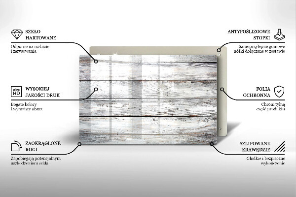 Posavaso de cristal para velas funerarias Tablas de madera clara