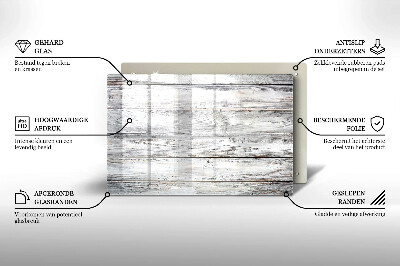 Posavaso de cristal para velas funerarias Tablas de madera clara