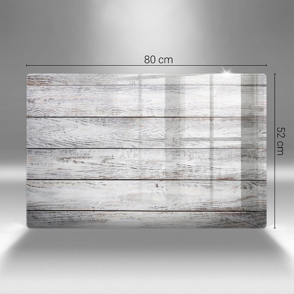 Posavaso de cristal para velas funerarias Tablas de madera clara