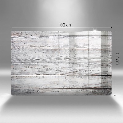 Posavaso de cristal para velas funerarias Tablas de madera clara