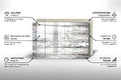 Posavaso de cristal para velas funerarias Tablas de madera clara