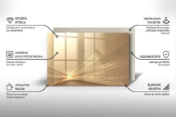 Posavaso de vidrio para velas funerarias Abstracción moderna