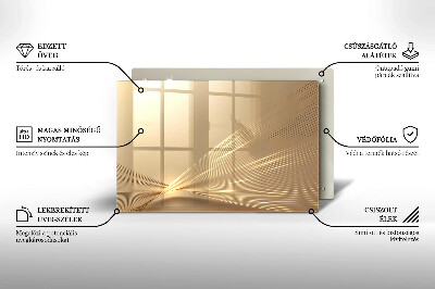 Posavaso de vidrio para velas funerarias Abstracción moderna
