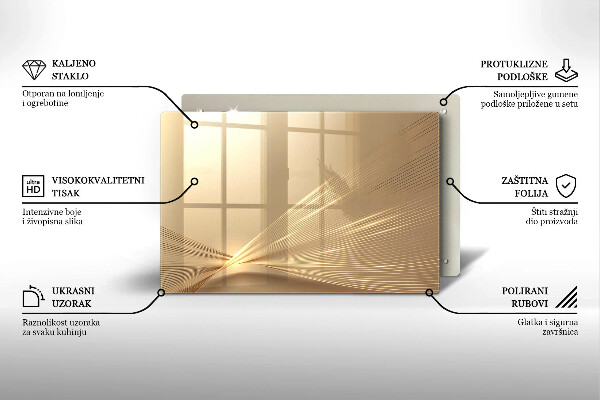 Posavaso de vidrio para velas funerarias Abstracción moderna