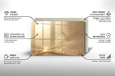 Posavaso de vidrio para velas funerarias Abstracción moderna