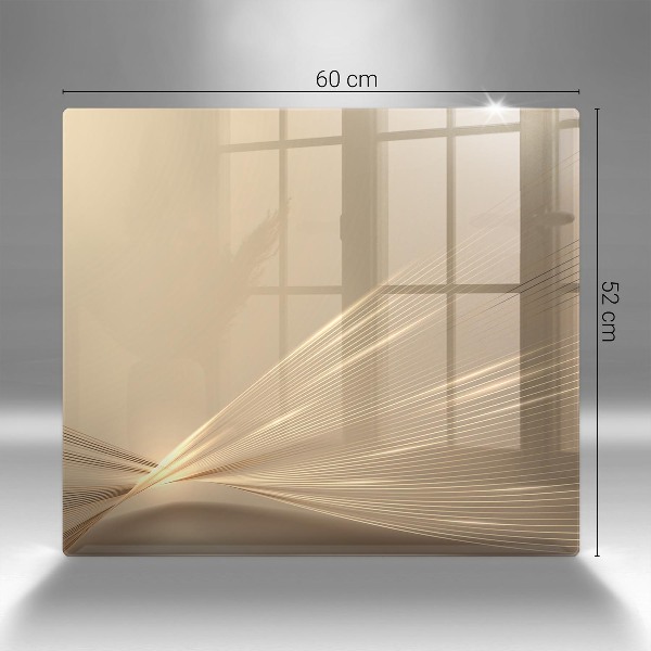 Posavaso de vidrio para velas funerarias Abstracción moderna